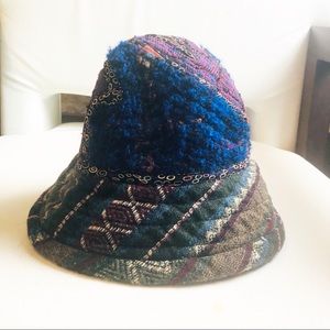 Koos Couture Vintage Patchwork Fur Hat